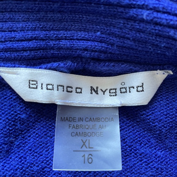 Bianca Nygard Blue Cardigan - Picture 3 of 4